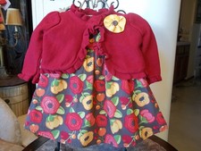 Gymboree 2013 Adorable Owl cardigan sweater dress 3-6