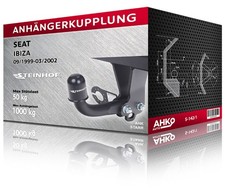 Anhängerkupplung für Seat IBIZA, Bj. 09/1999-03/2002 (S-142/1)