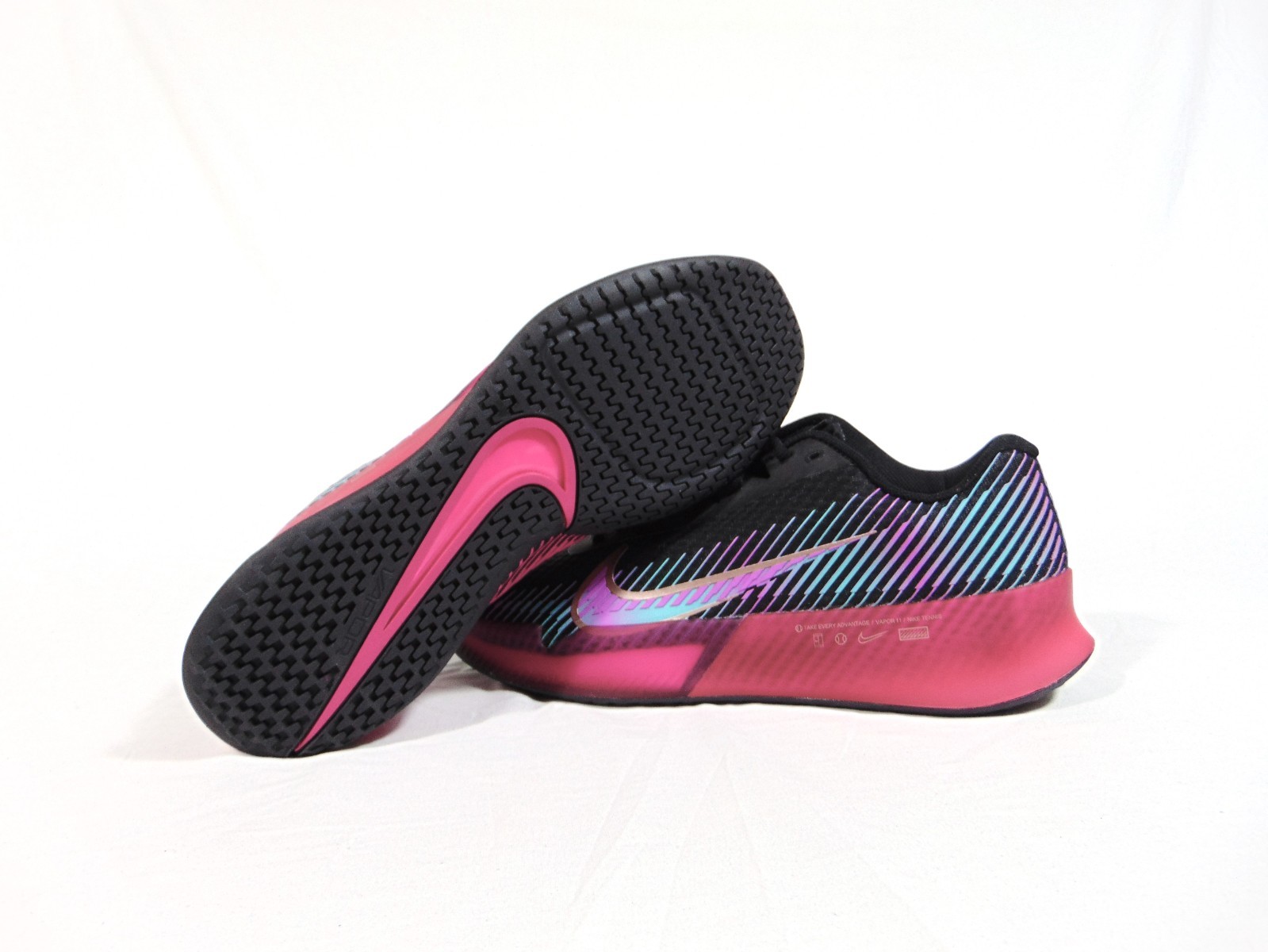 Nike Court Air Zoom Vapor 11 HC Women Tennis Shoes Sz 12 NEW FD6694 001 RARE