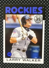 2021 Topps Update Series - Larry Walker - 1986 Topps 35th Anniversary - #86B-4