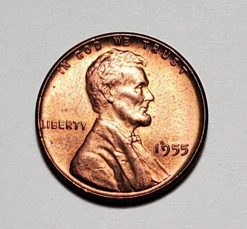 1955 P LINCOLN WHEAT PENNY UNC #C10447
