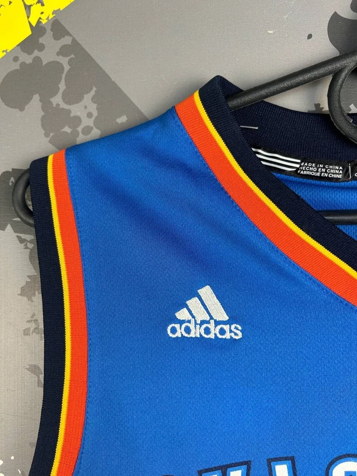 Camiseta de baloncesto Durant Oklahoma City NBA Adidas talla joven S ig93 Foto 4 de 4