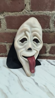 Vintage Scream Ghost Face Spoof Mask Halloween Scary Movie 