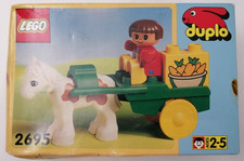 LEGO Vintage Duplo 2695 Pony Carriage Poney - 1996 Sealed Scellé