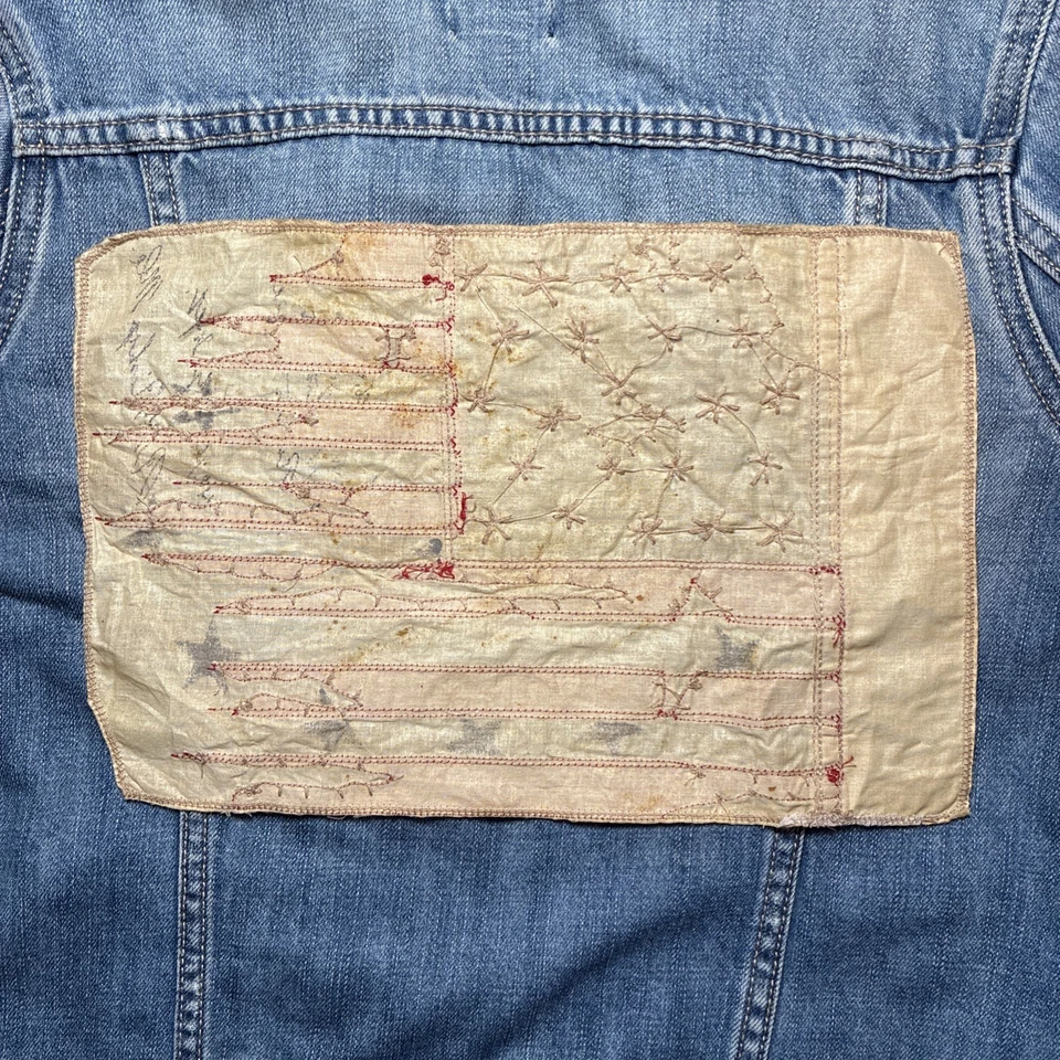 Rare Found Ralph Lauren 90's American Flag Sew-On Patch - Image 2 of 3