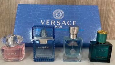 Versace Eau Fraiche Eau de Toilette Spray, Fresh Scent, 3.4 fl oz