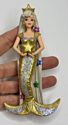 Genuine Pop Mart Barbie Icon Style Icon 1996 Jewel hair Mermaid Loose Figure