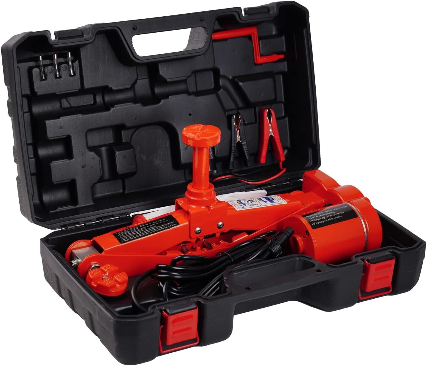 Electric Car Jack 3T Scissor Floor Jack Set 12V Automatic Vehicle Lift Kit