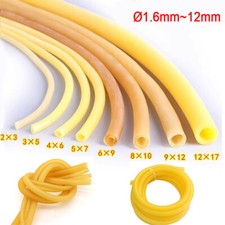 1M-100M Naturlatex Gummischlauch &Oslash;1,6mm bis 12mm hochelastisches Band Schleuder