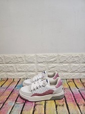 K-Swiss Cannoncourt CL TXT Lifestyle Shoes UK 5 Women's RRP £ 110 White/Foxglove