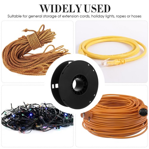 Extension Cord with Reel Rv Power Storage Spool Pay-off Plastic Cable Caddy - Afbeelding 2 van 11
