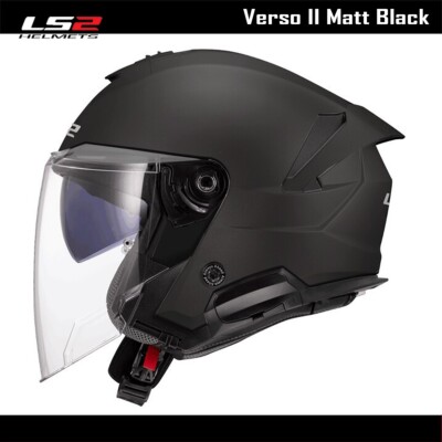 JETHELM LS2 OF570 VERSO 2 SCHWARZ MATT BLACK MATT ECE 22.06 GRÖSSE S