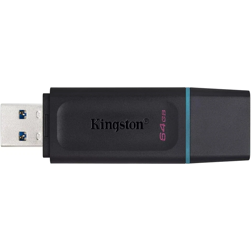Kingston Pendrive 64GB Exodia Originale Penna Memoria USB 3.2 Chiavetta USB Nero - Immagine 2 di 3