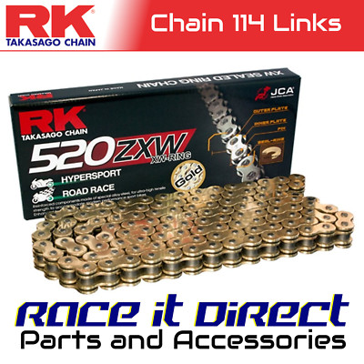 RK Kette für Kawasaki KX500 1986-2004 Gold XW-Ring