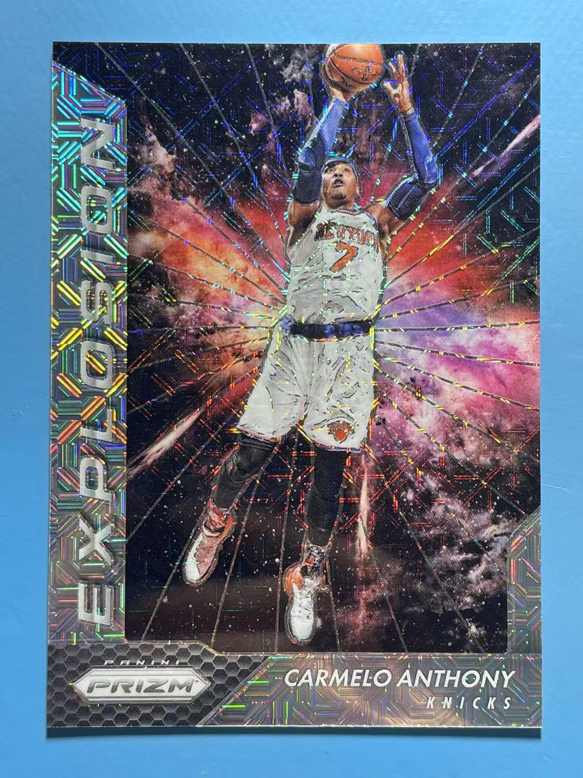 Carmelo Anthony 2016-17 Panini Prizm 02/25 Mojo Explosion Forward #6