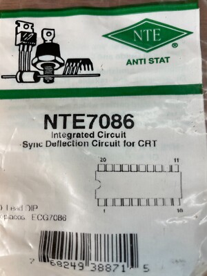 NTE Electronics NTE7086 IC - SYNC DEFLECTION CIRCUIT  LA7850
