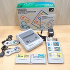 Nintendo Super Famicom Console in box with 6 games Mario D Kong CIB Japan NTSC-J
