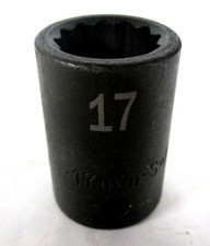 S-K Tools Black Oxide 3/8in. Dr 17mm 34457 SK *MADE IN THE USA*