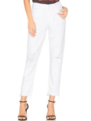 Mother Denim Jeans Sinner Mid Rise Straight Leg Almost Innocent Size 25