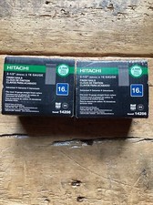 HITACHI OEM (Not Metabo) 16GA 2 1/2 INCH STRAIGHT FINISH NAILS 2 BOXES 5000 CT