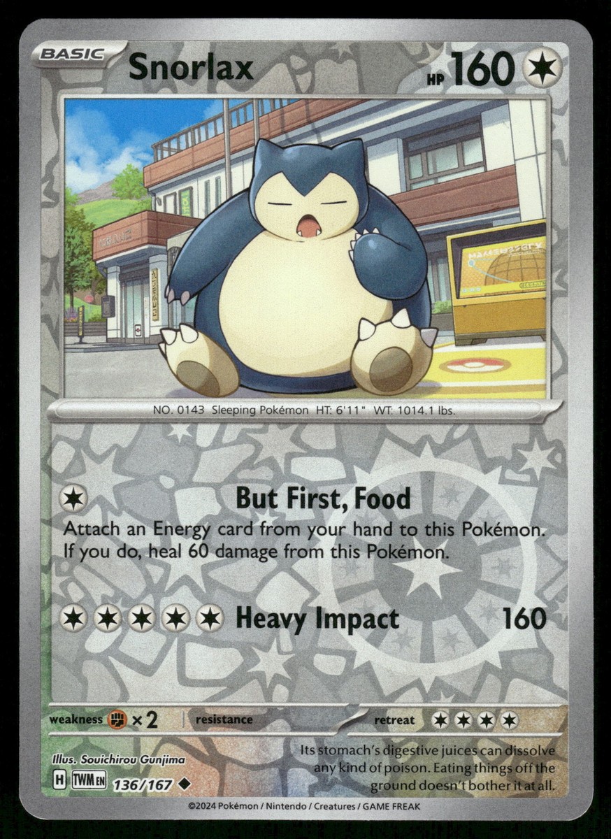 英語版初期　ポケモンカード　snorlax holo 1st Edition 英語版初期 ポケモンカード snorlax holo 1st Edition 英語版初期