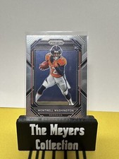 2022 Prizm Football  Montrell Washington Base RC Broncos