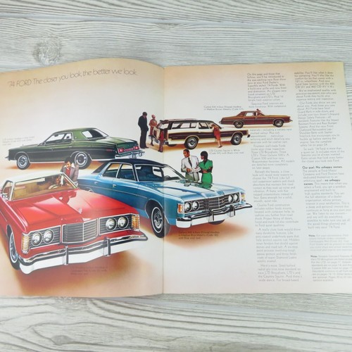 Ford - Tutti i Modelli - 1974 - Brochure/Catalogo - Concessionaria - Colore - Vintage - Foto 2 di 8