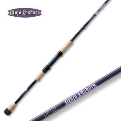 St Croix Mojo inshore rod in purple-fisherman