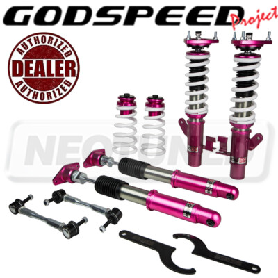 FOR MAZDASPEED3 2010-13 GODSPEED MONOSS DAMPER COILOVERS SUSPENSION CAMBER PLATE
