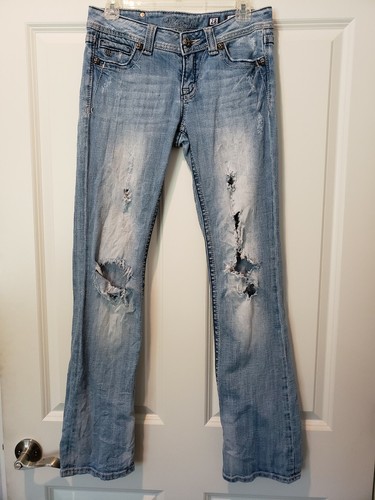 Distressed Destroyed Boot Denim | eBay
