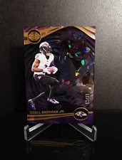 #'ed/99 💥 ODELL BECKHAM JR. SP 2023 Panini Illusions Black Ice Holofoil #9