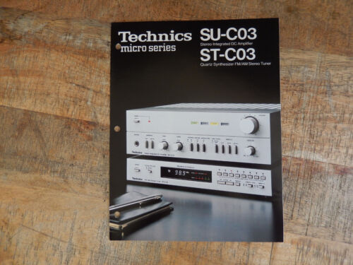 Original Technics SU-C03 / ST-C03 Stereo Brochure / Dealer Handout - 第 1/3 張圖片