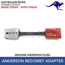 Anderson (GENUINE) Plug Red/Grey Adaptor 12V 50A 6mm 