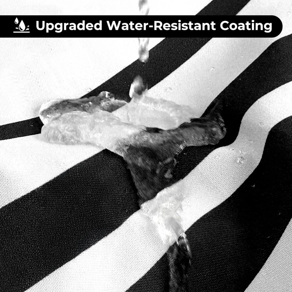 Black and White Shower Curtain Farmhouse Shower Curtain Striped Shower Curtains - Image 4 of 4