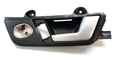 POIGNÉE DE PORTE INTÉRIEURE DROITE AVANT pour AUDI A4 B6 2000-2004 CHROME - Photo 1/3