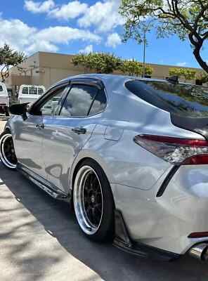 20'' MFlow MFL2 Deep Dish Wheels Black 20x8.5 20x9.5 5x114.3 Staggered Set 4