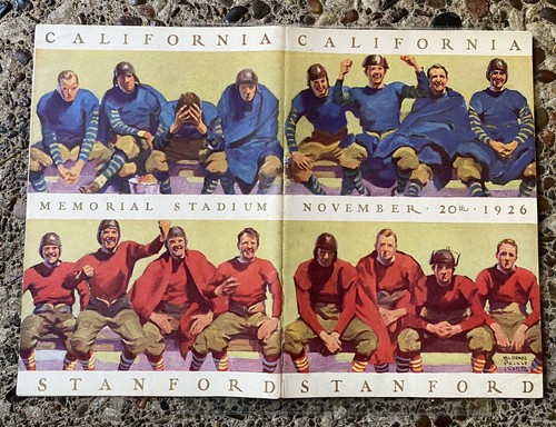 RARE 1926 CAL VS STANFORD “BIG GAME” FOOTBALL PROGRAM - Picture 3 of 18