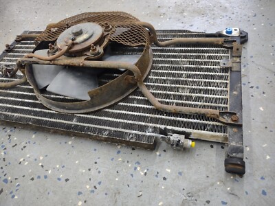 86 Nissan 300zx Turbo OEM AC Condenser & Cooling Fan