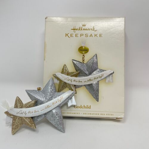 Hallmark Keepsake 2006 Godchild Led By His Love Christmas Ornament Stars IOB - Picture 1 of 10