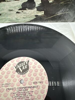 Craig T. Cooper Project “Love Dues” Vinyl LP Record- D1 L-72947 W