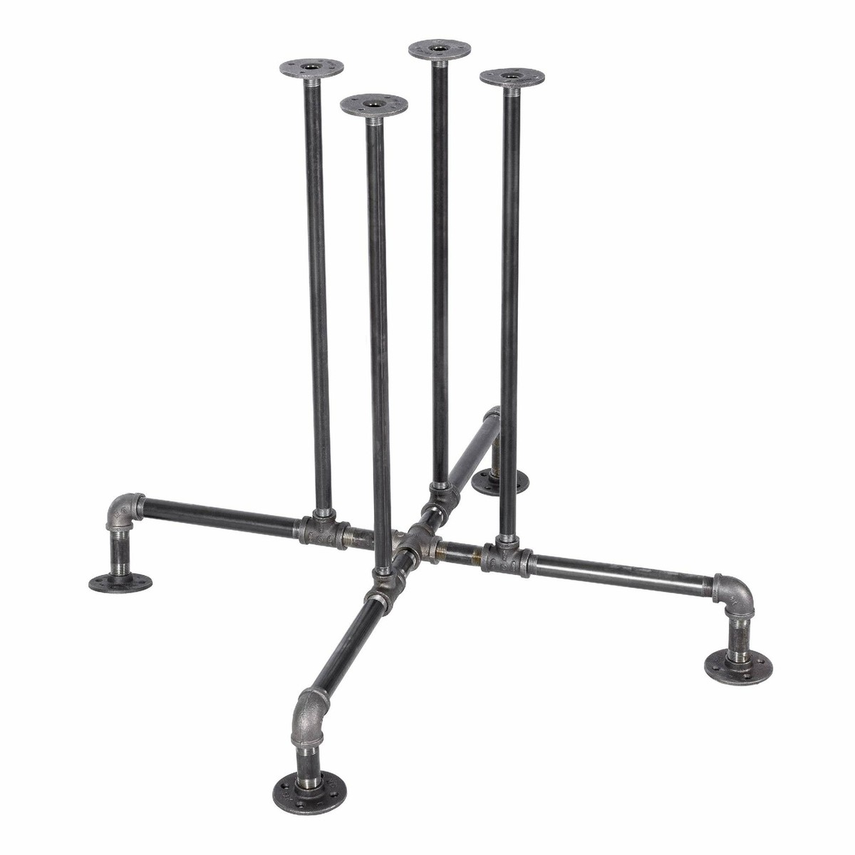 3/4 in. Black Pipe 36.25 in. L x 29.25 in. H Blackjack Design Kitchen Table Kit 3/4 in. Black Pipe 36.25 in. L x 29.25 in. H Blackjack Design Kitchen Table Kit
