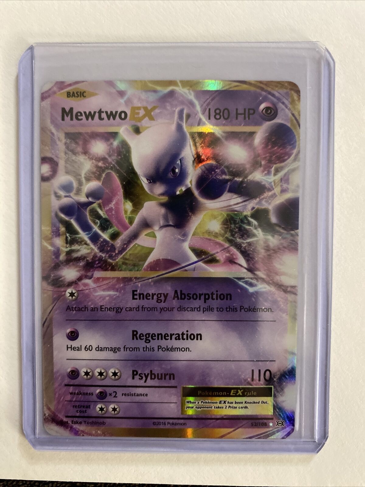 Mewtwo-EX · Evolutions (EVO) #52 ‹ PkmnCards