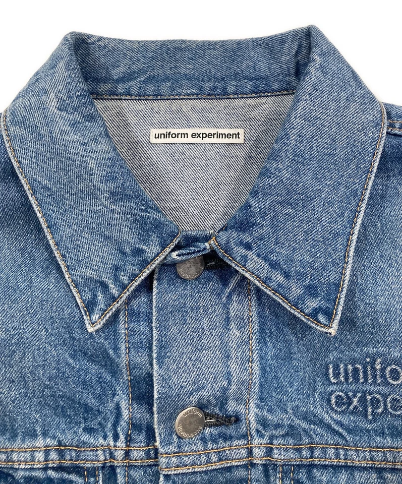 uniform experiment DENIM TRUCKER JACKET Size: 1 Indigo Men UE-242036 - Image 3 of 4