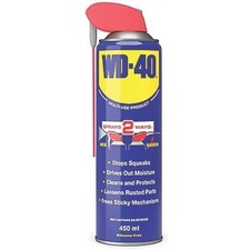 1x WD-40 Smart Straw 450ml Multi-Use Lubricant Spray Aerosol Oil & Rust Remover 22.20 per litre