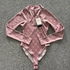 Nike Serena Williams Design Crew Long Sleeve Bodysuit Womens Size XS FN1926 685