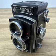 Vintage Rolleicord TLR camera Franke & Heidecke, 1950s Xenar Synchro Compur