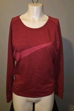 Womens Nike Crew Neck Big Logo Sweatshirt Athletic XS Long Sleeve