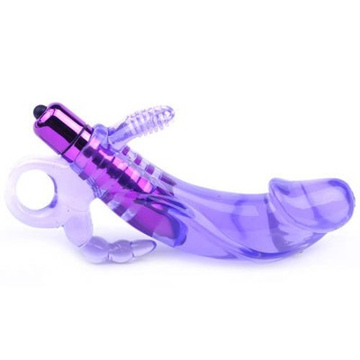 6 pulgadas Vibrador Realista Conejo Estimulador Triple Punto G, Clítoris y Anal