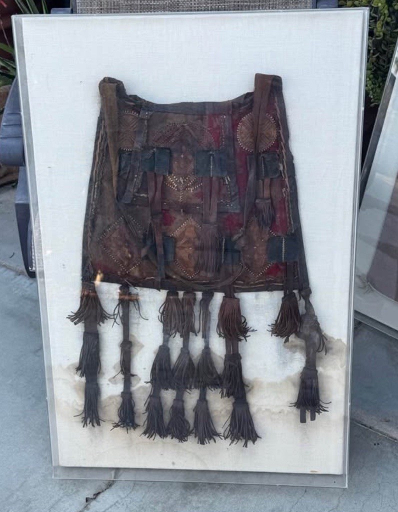 West African antique bag