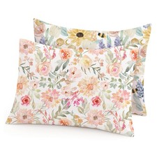 Toddler Pillowcases 2 Pack for 13"x18" Pillow with Envelope Closure, Pillow C...